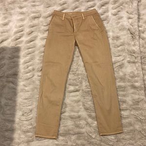 AG The Caden Tailored Trouser Tan Size 23R Excellent condition